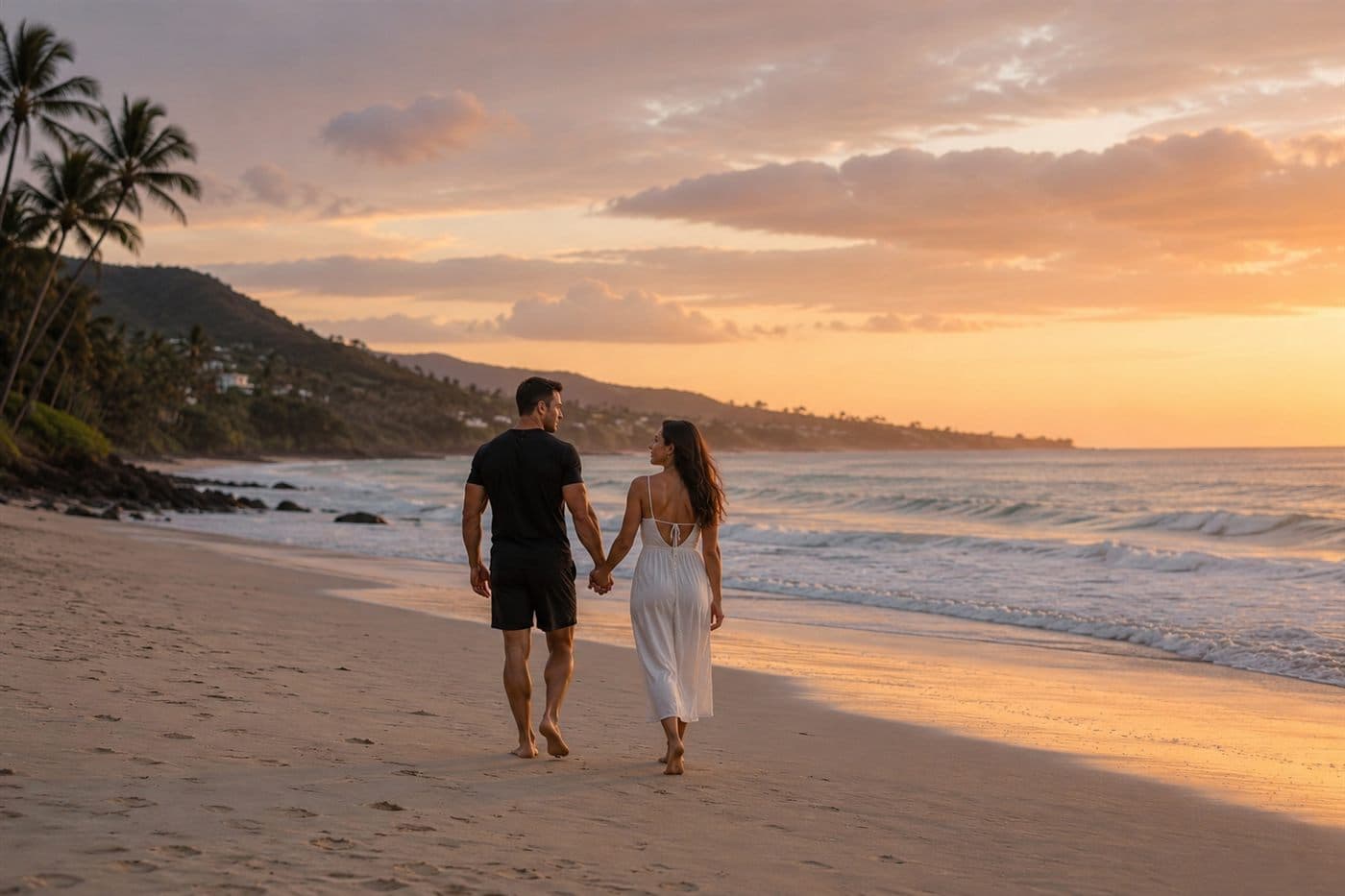 A man feeling energized and confident with his partner
