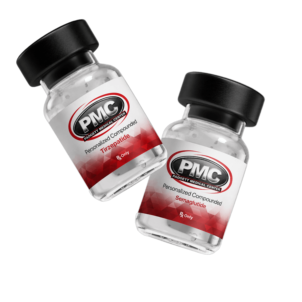 Padgett personalized compounded semaglutide and tirzepatide vials